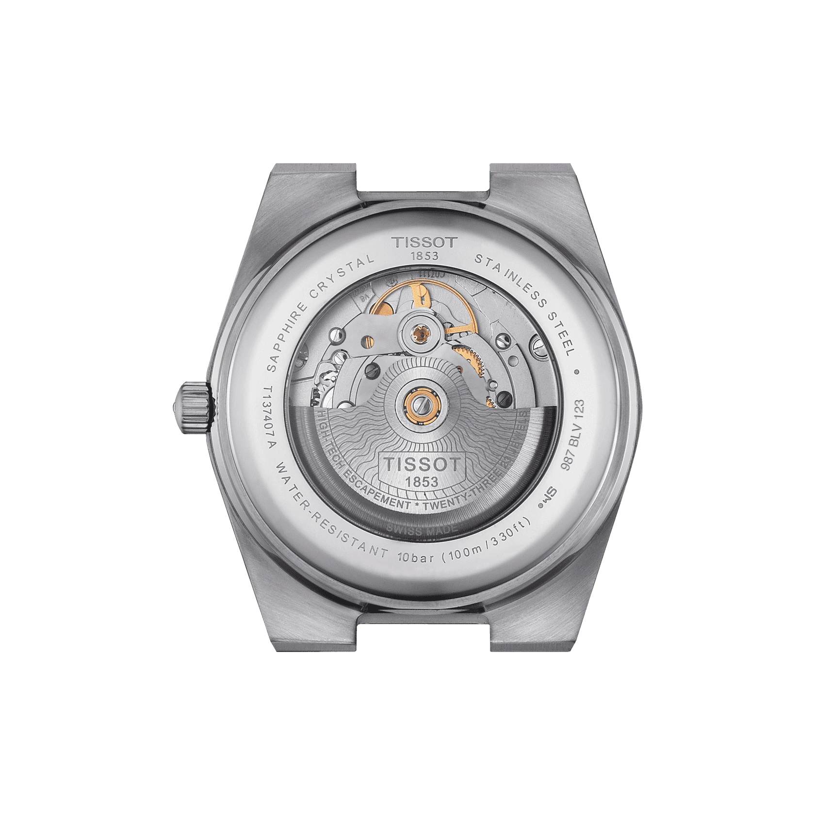 Orologio Acciaio Uomo Tissot Classic Prx Powermatic 80 Data Movimento Svizzero