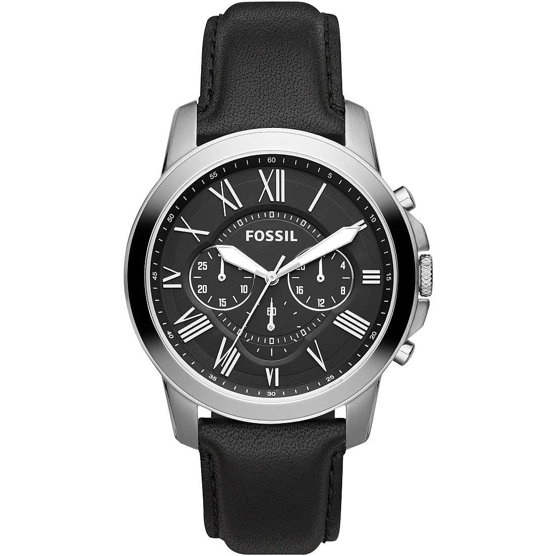 Orologio Uomo Acciaio Fossil Solo Tempo Grant FS4812