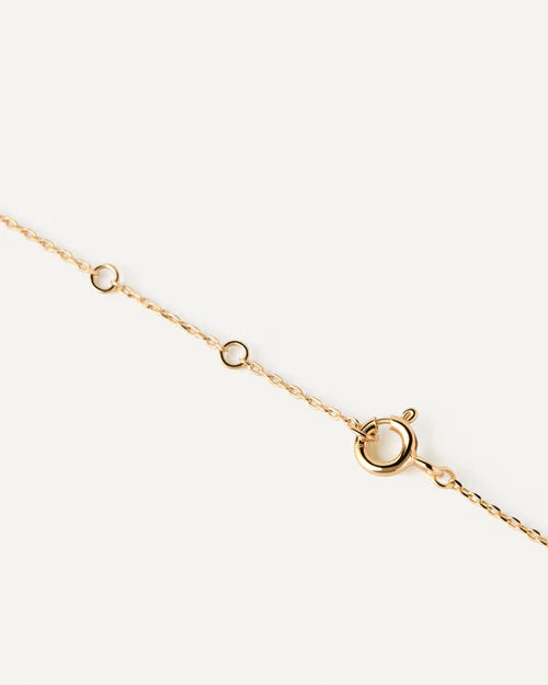 Collana Donna PDPaola Argento Dorato 925 Zircone Rosa Pesca CO01-844-U