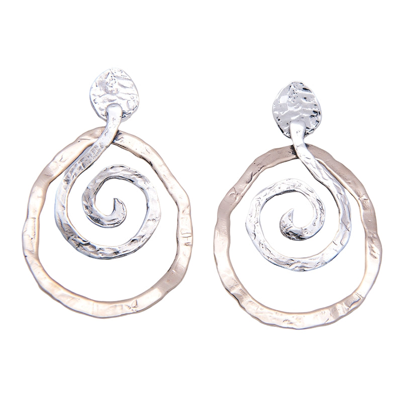 Orecchini Donna Nemoris Hypno Vortice Argento 925 Bronzo Rosè HOS02