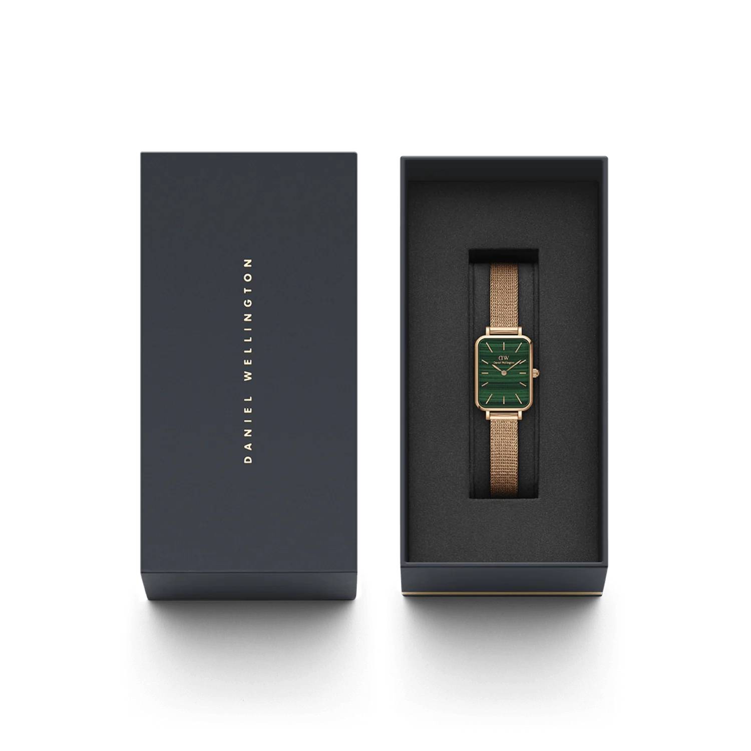 Orologio Donna Daniel Wellington Quadro Cassa 20 x 26 mm Acciaio Rosè DW00100437
