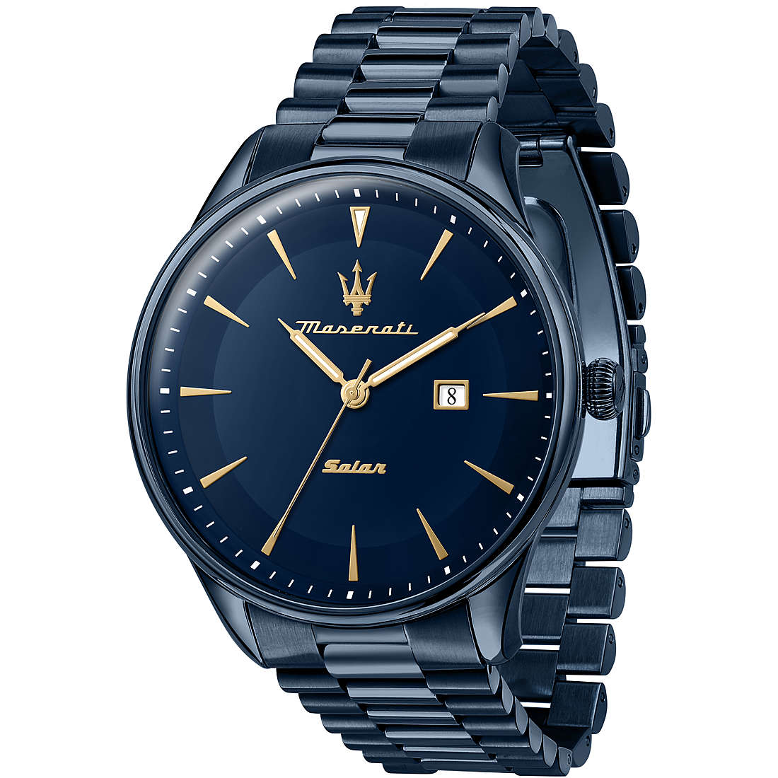 Orologio Uomo Maserati Carica Solare Solo Tempo solar Blu R8853146003