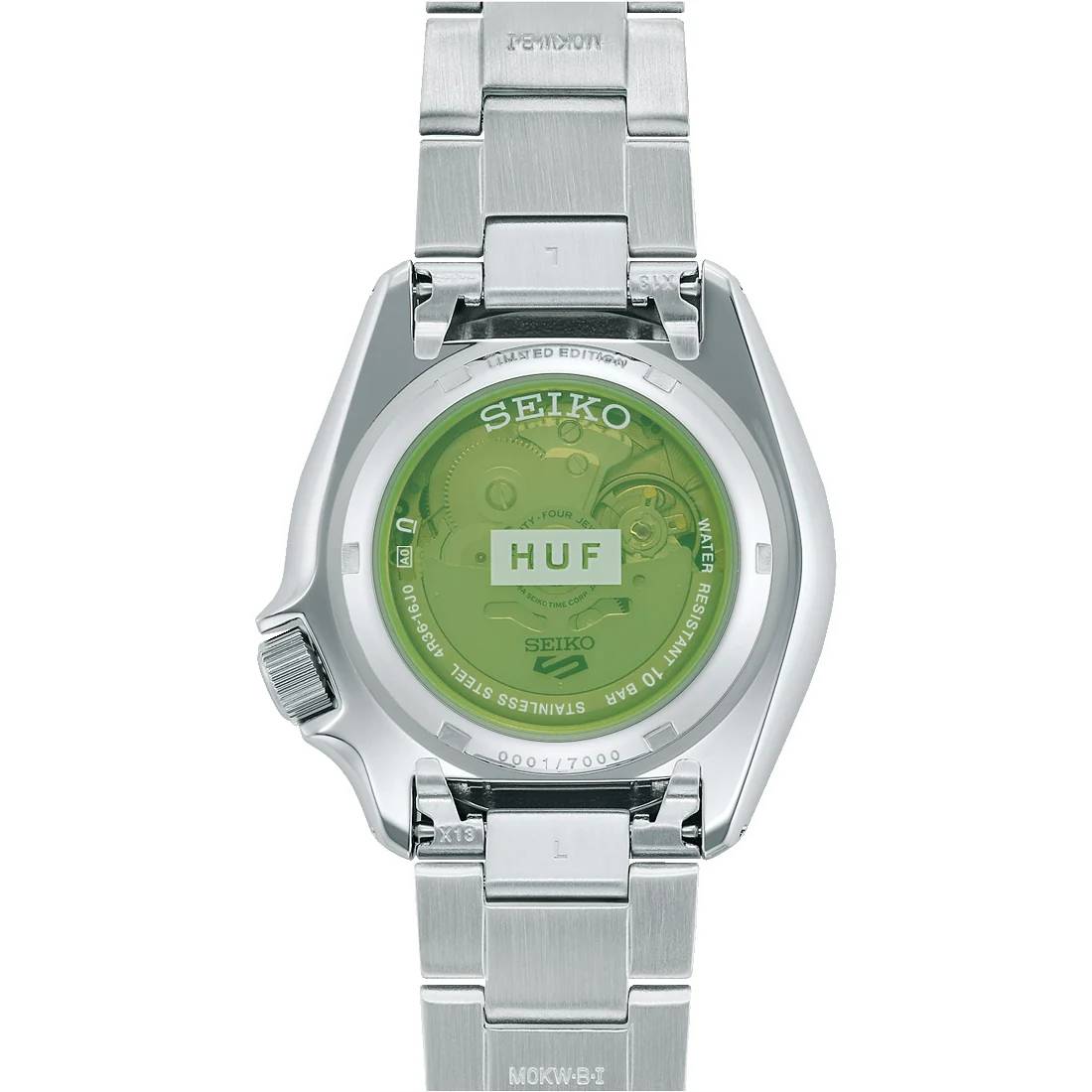 Orologio Uomo Seiko 5 HUF Edizione Limitata Acciaio Verde SRPL33K1