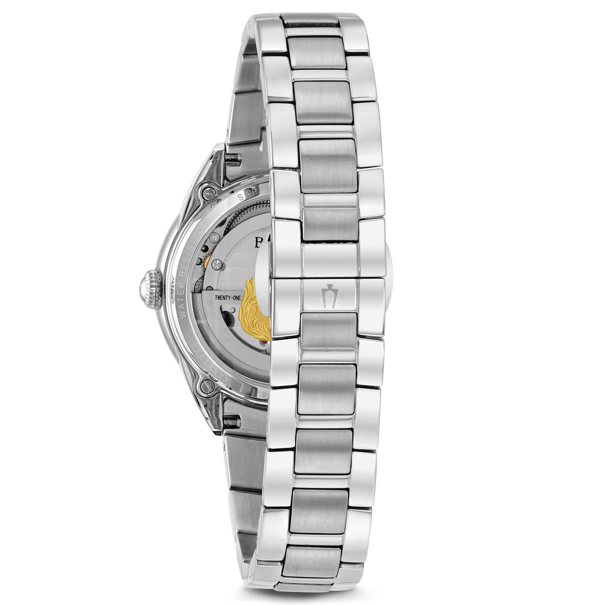 Orologio Donna Bulova Sutton Lady Automatico Madreperla Diamanti 96P181