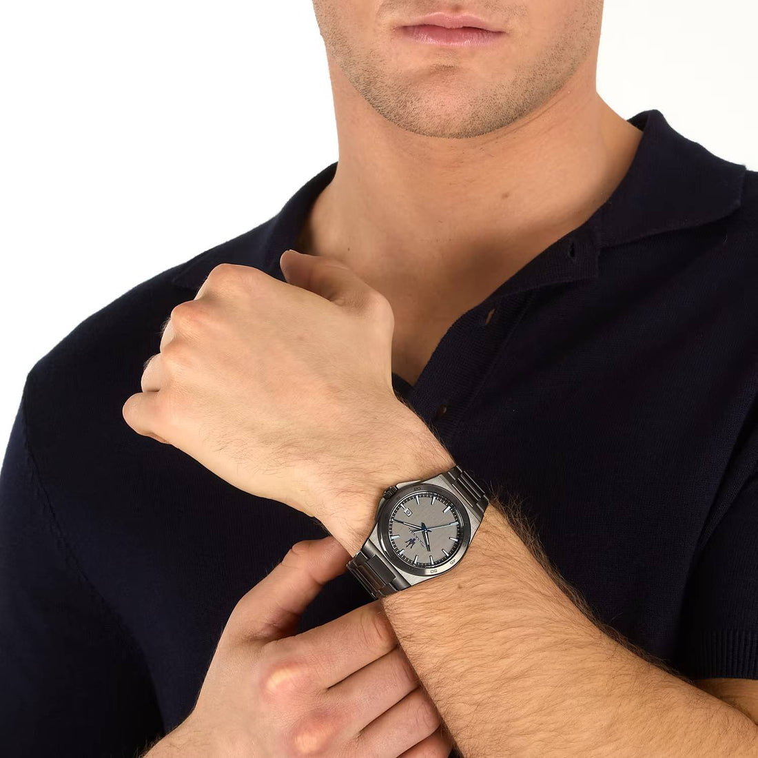 Orologio Uomo Maserati Dark Edition Acciaio Quarzo Nero Data R8853154001