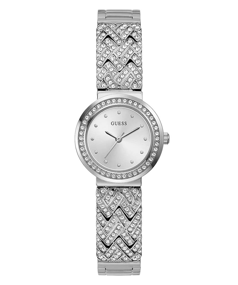 Orologio Donna Guess Quarzo Solo Tempo Zirconi Acciaio GW0476L1