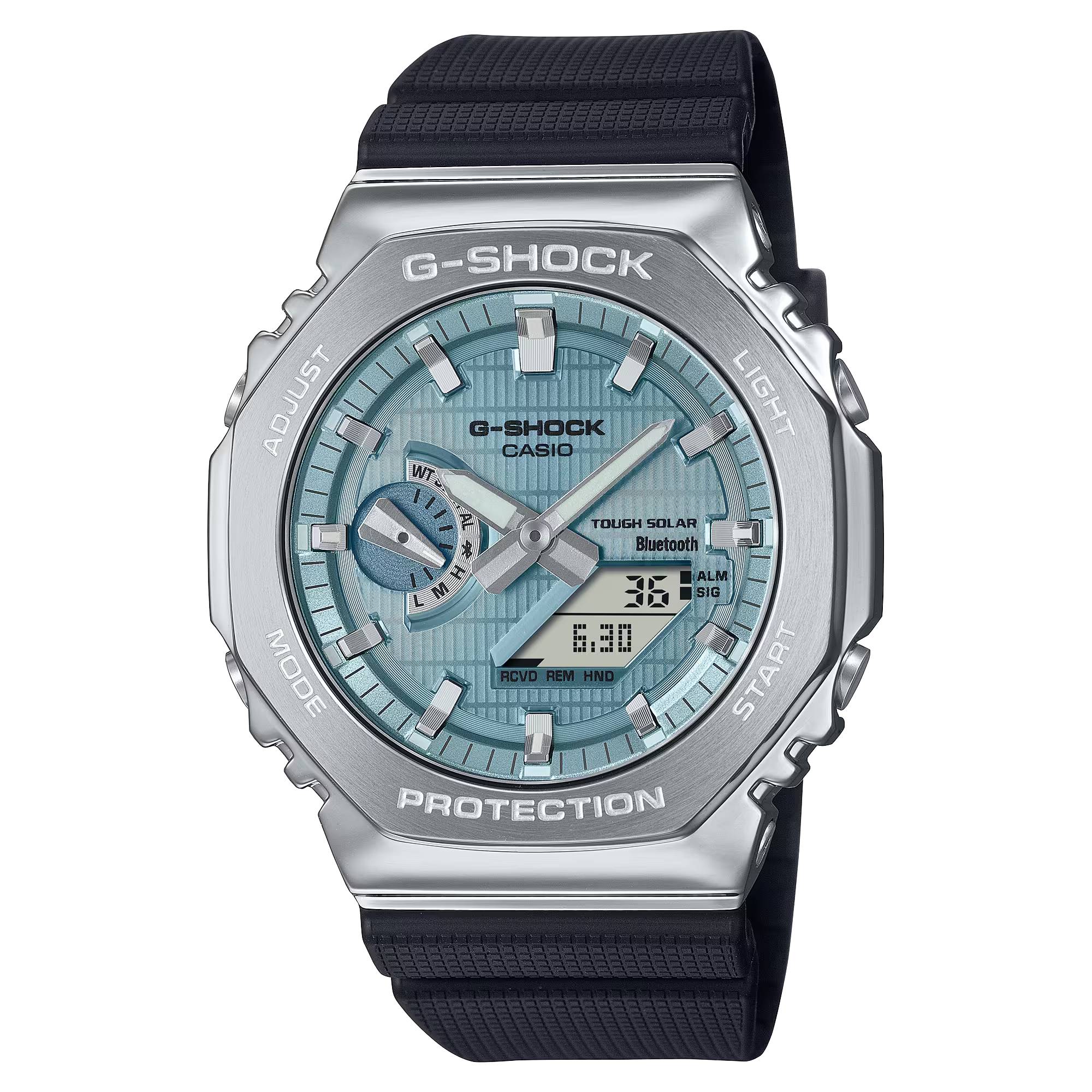 Orologio Uomo Casio G-SHOCK Acciaio Turchese Nero GBM-2100A-1A2ER