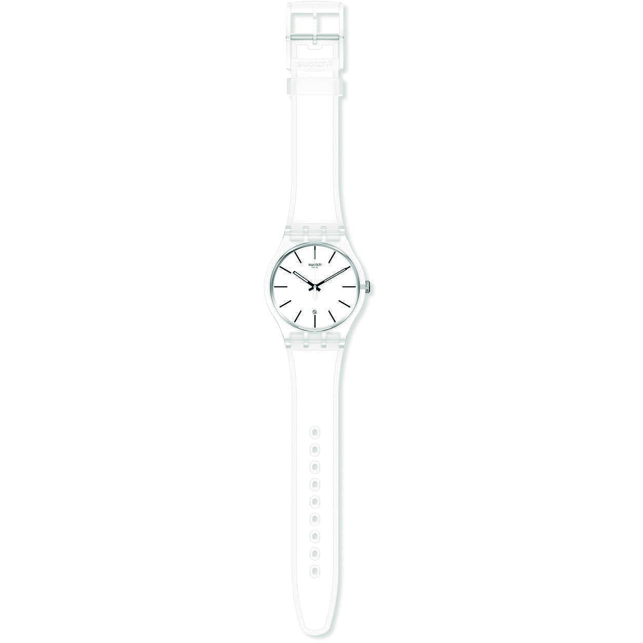 Orologio Uomo  Gomma Resina Swatch Quarzo Solo Tempo Monthly Drops SO29K401