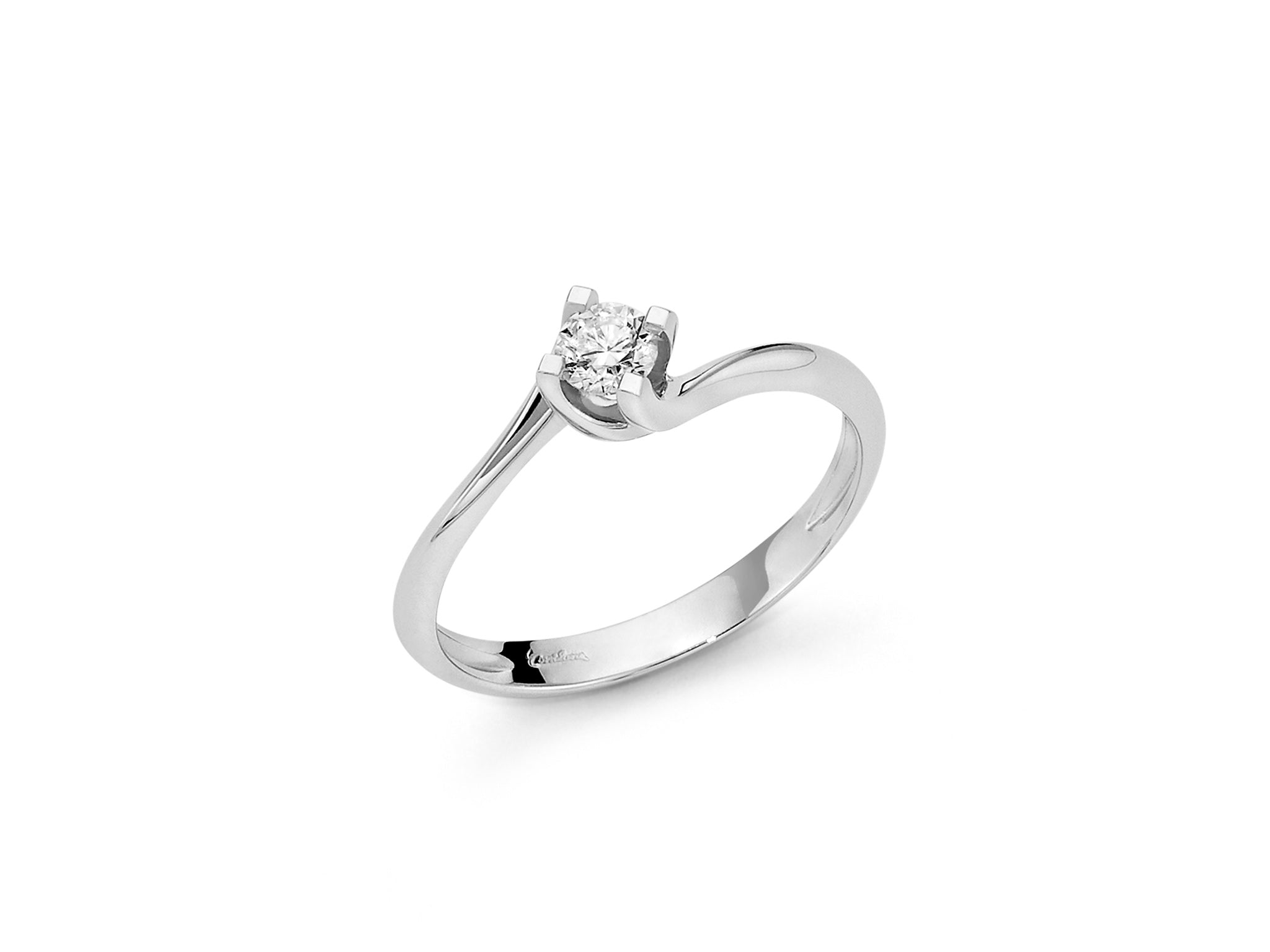 Anello Donna Miluna oro bianco 750  con diamante LID5180-032G7V
