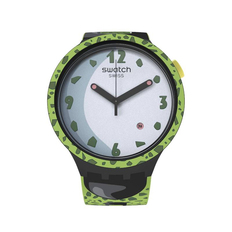 Orologio Uomo Swatch Bioceramica Dragonball Cell Quarzo Solo Tempo SB01Z401