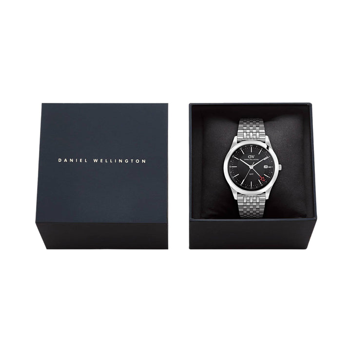 Orologio Uomo Daniel Wellington Pathfinder GMT Acciaio Nero DW00100978