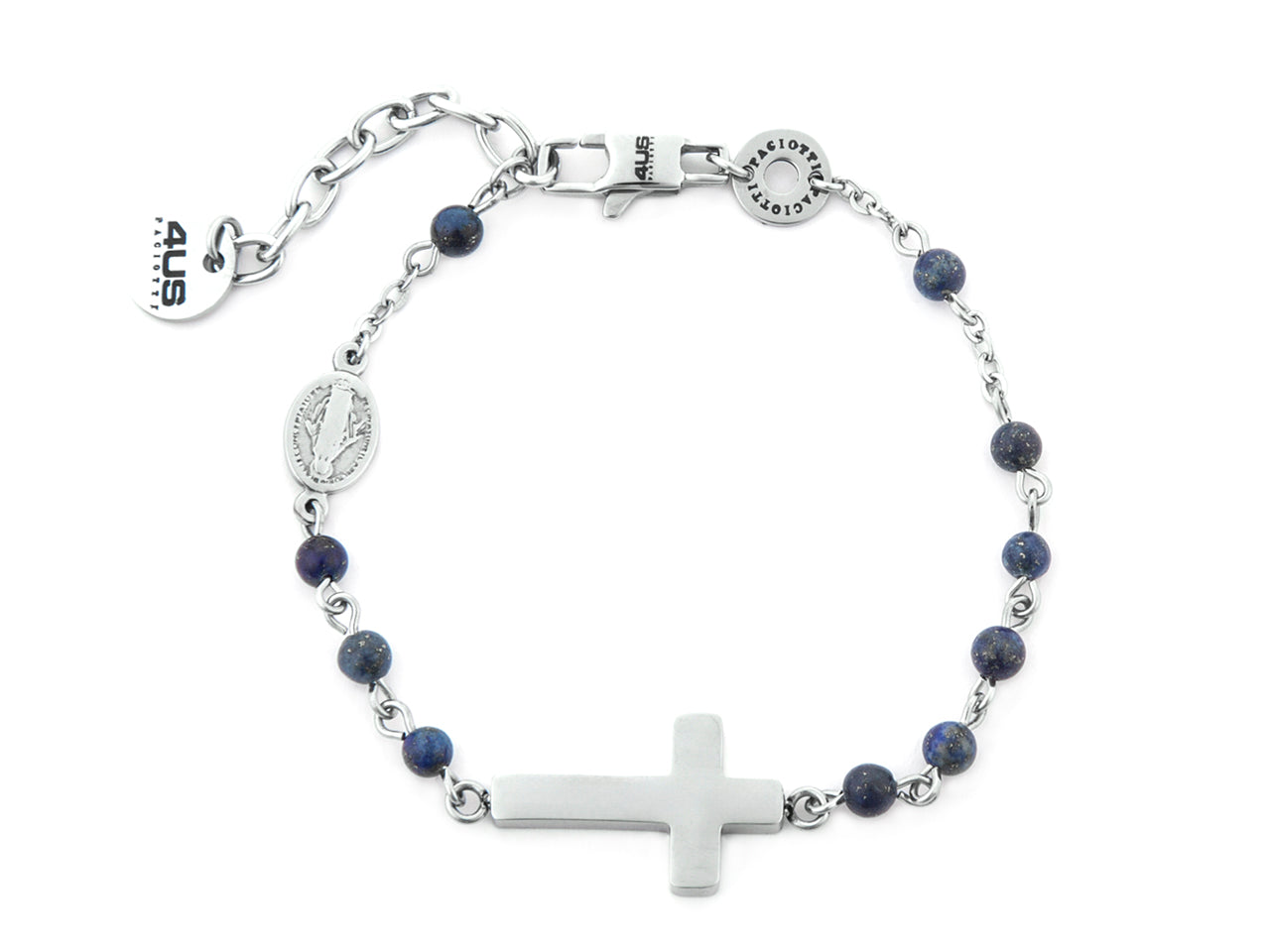 Bracciale Uomo Acciaio 4US Cesare Paciotti Rosario  4UBR7499