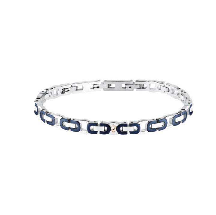 Bracciale Maserati Uomo Acciaio e PVD Blu JM425AVD96