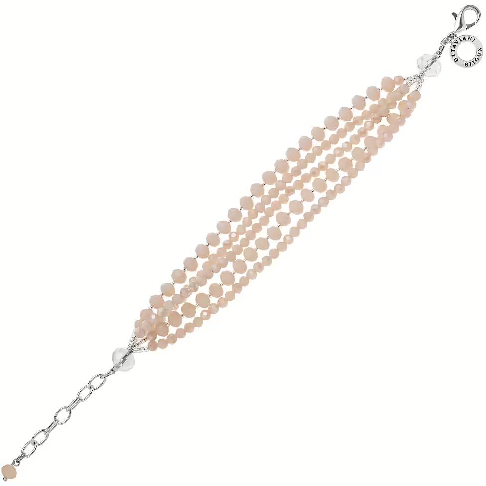 Bracciale Donna Ottaviani Multifilo coralli Colorati Beige 501063B