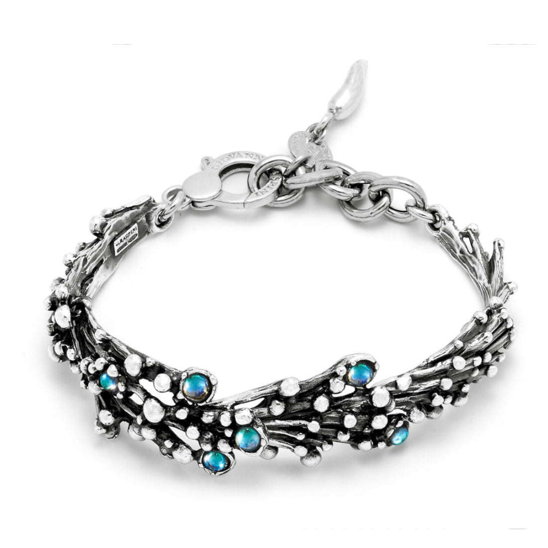 Bracciale Donna Giovanni Raspini Argento 925 Semirigido Fireworks Quarzi Mystic 11667