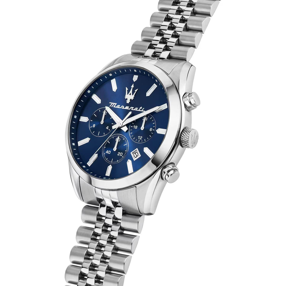 Orologio Uomo Maserati Cronografo Acciaio Quarzo Blu Data R8853151040