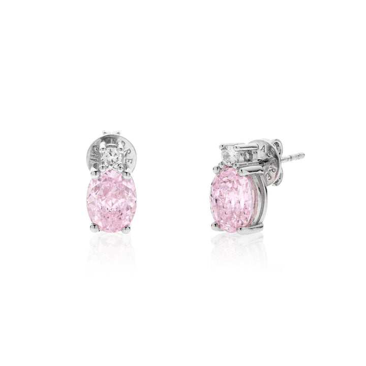 Orecchini Donna Unoaerre Argento Bianco 925 Pietra Rosa 533346