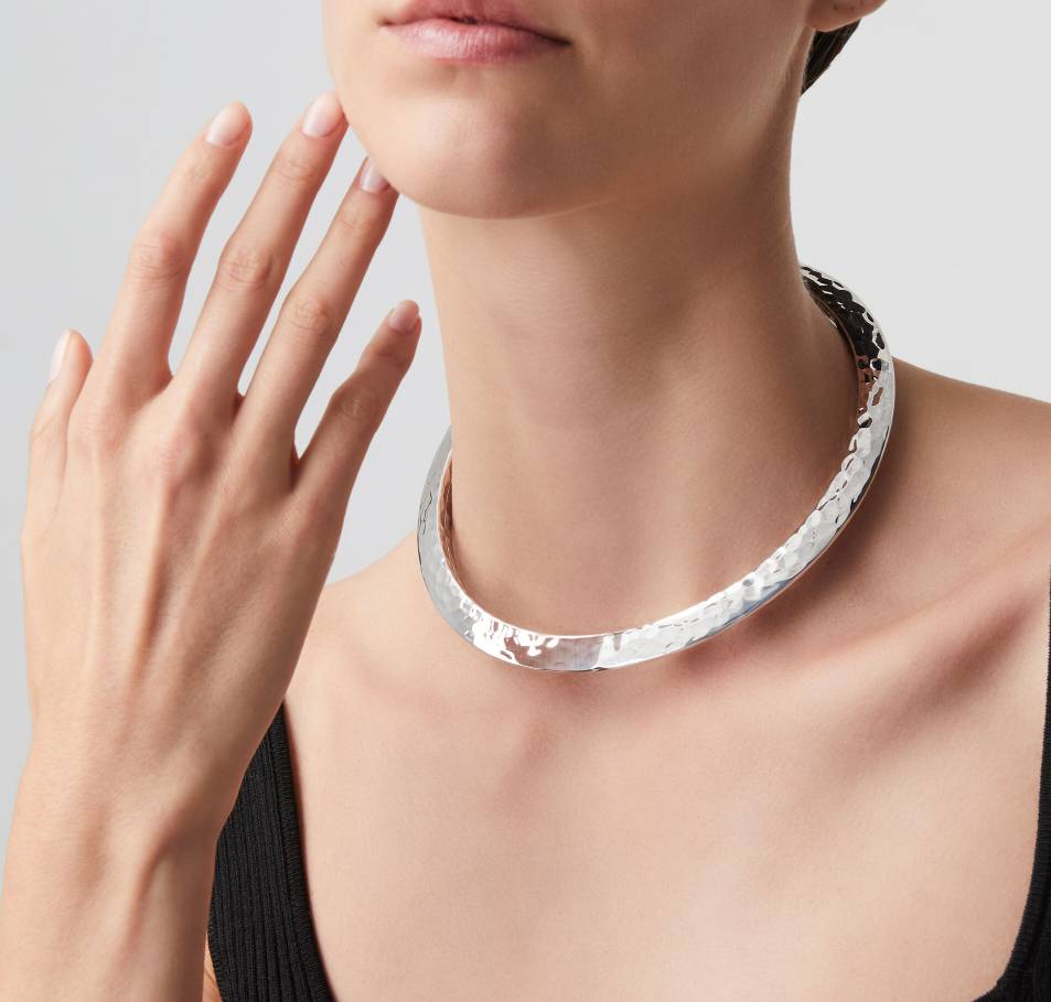 Collana Donna Giovanni Raspini Argento 925 Cerchio Lucido Blade 12093