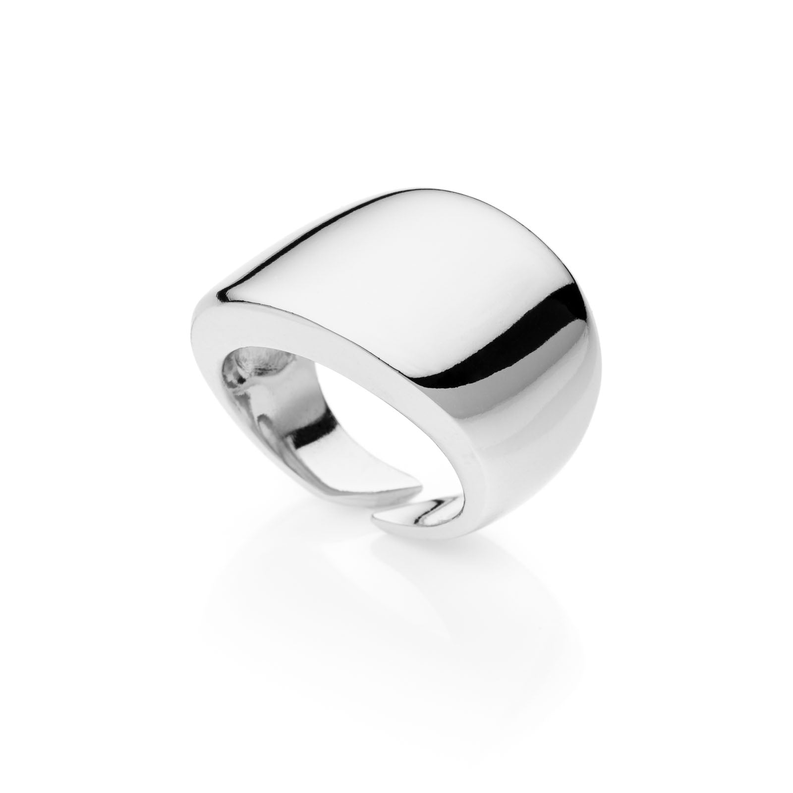 Anello Donna Unoaerre Fascia Bronzo Argentato 521112