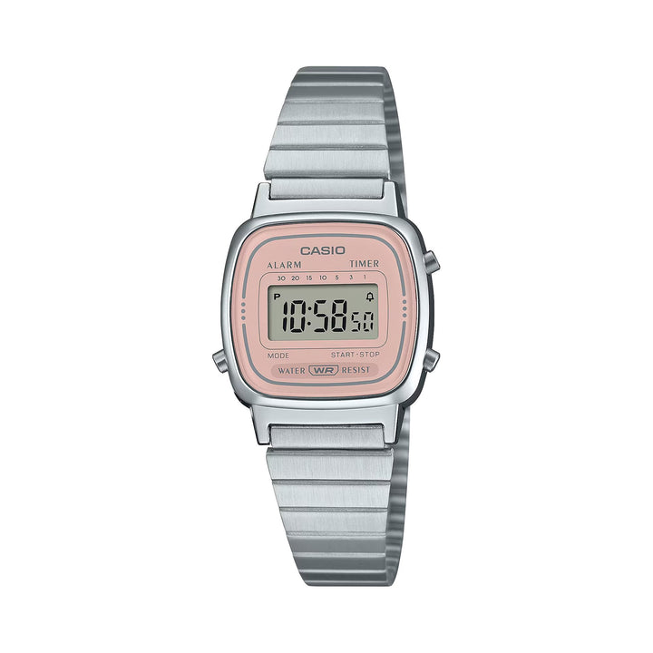 Orologio Donna Acciaio Casio Vintage Rosa Quarzo Digitale LA670WEA-4A2EF