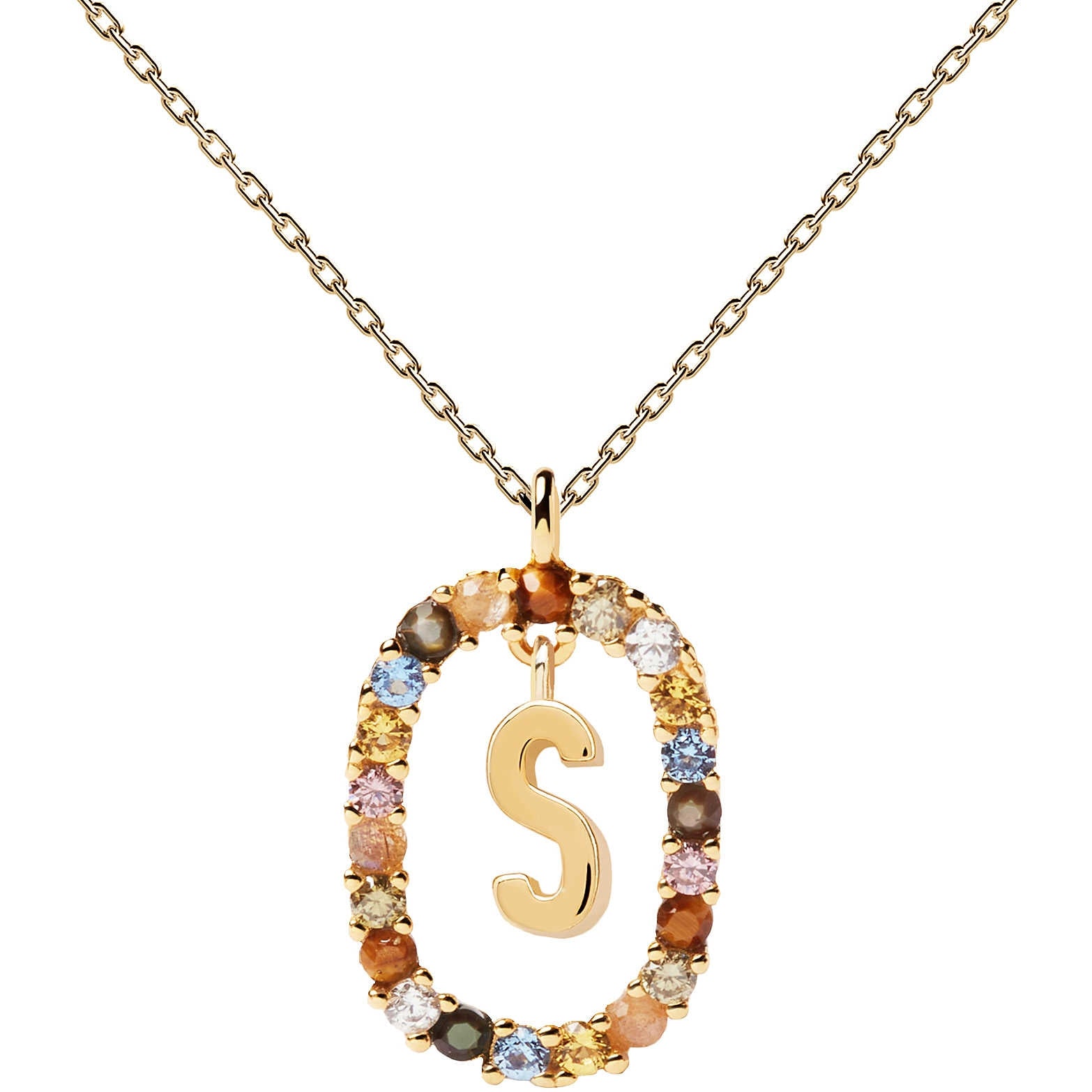 Collana Donna P D Paola arg 925 iniziale S