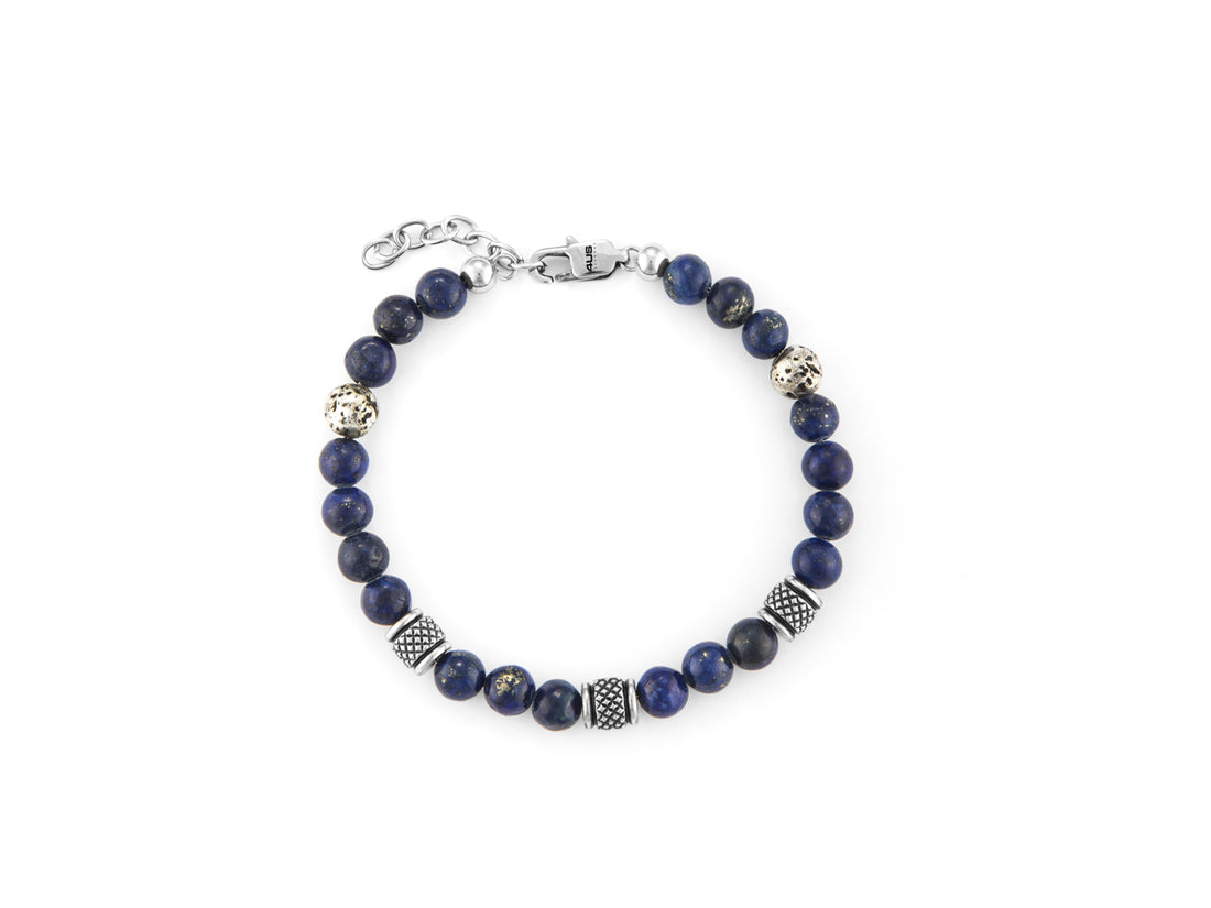 Bracciale Uomo 4US Cesare Paciotti Pietra Blu 4UBR6240