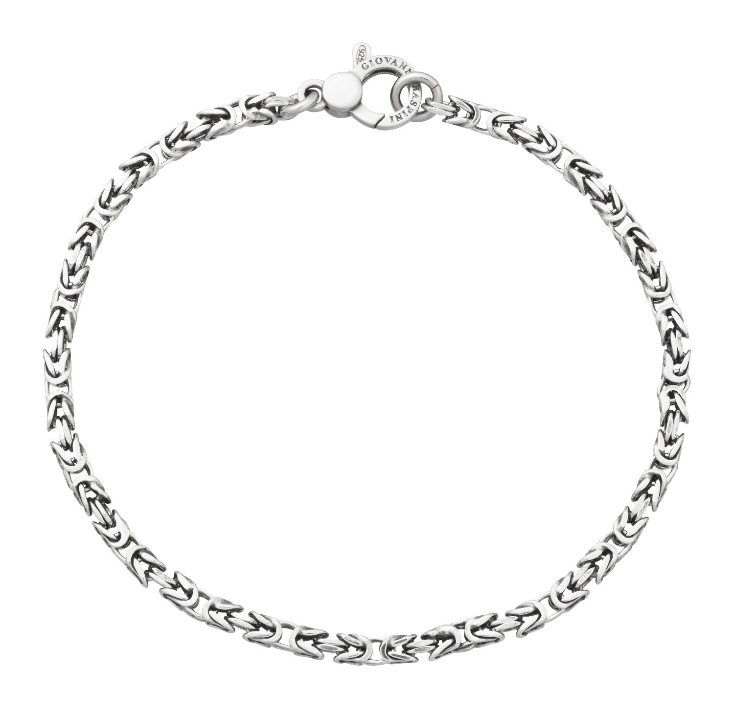 Bracciale donna Giovanni Raspini in Argento 925/1000 maglia Bizantina 12402L