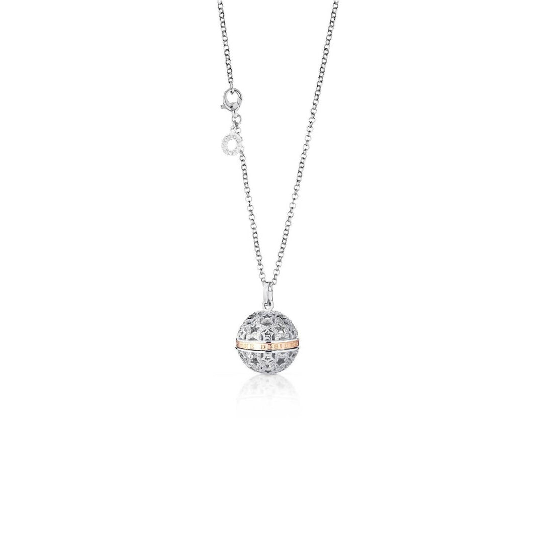 Collana Donna Argento 925 Roberto Giannotti Chiama Angeli Stella Blu Rosè