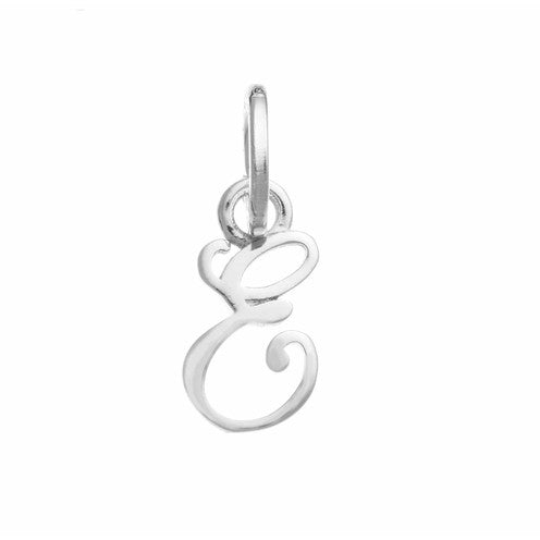 Charm Donna Giovanni Raspini Argento 925 Lettera E Juliet Realizzato A Mano10724