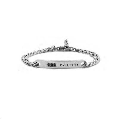 Bracciale Uomo 4US Cesare Paciotti Acciaio Targhetta 4UBR8050