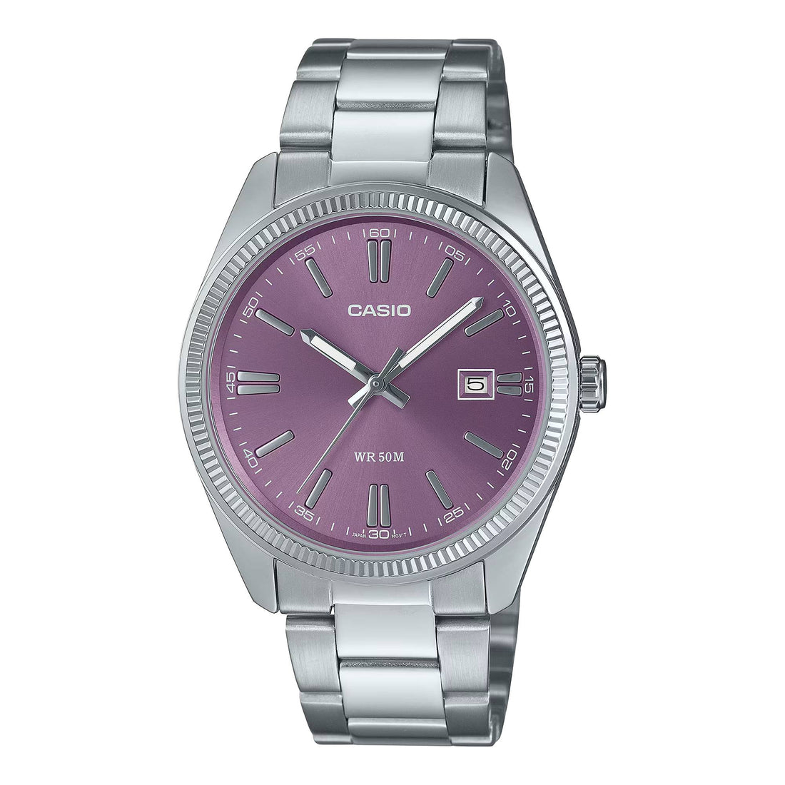 Orologio Unisex Casio Acciaio Prugna Quarzo MTP-1302PD-6AVEF