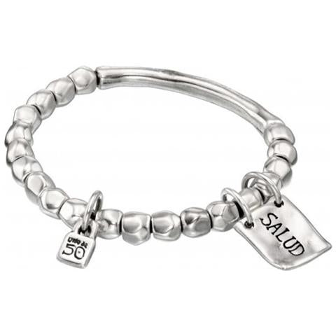 Bracciale Donna Uno De 50 Elastico Con Sfere Irregolari