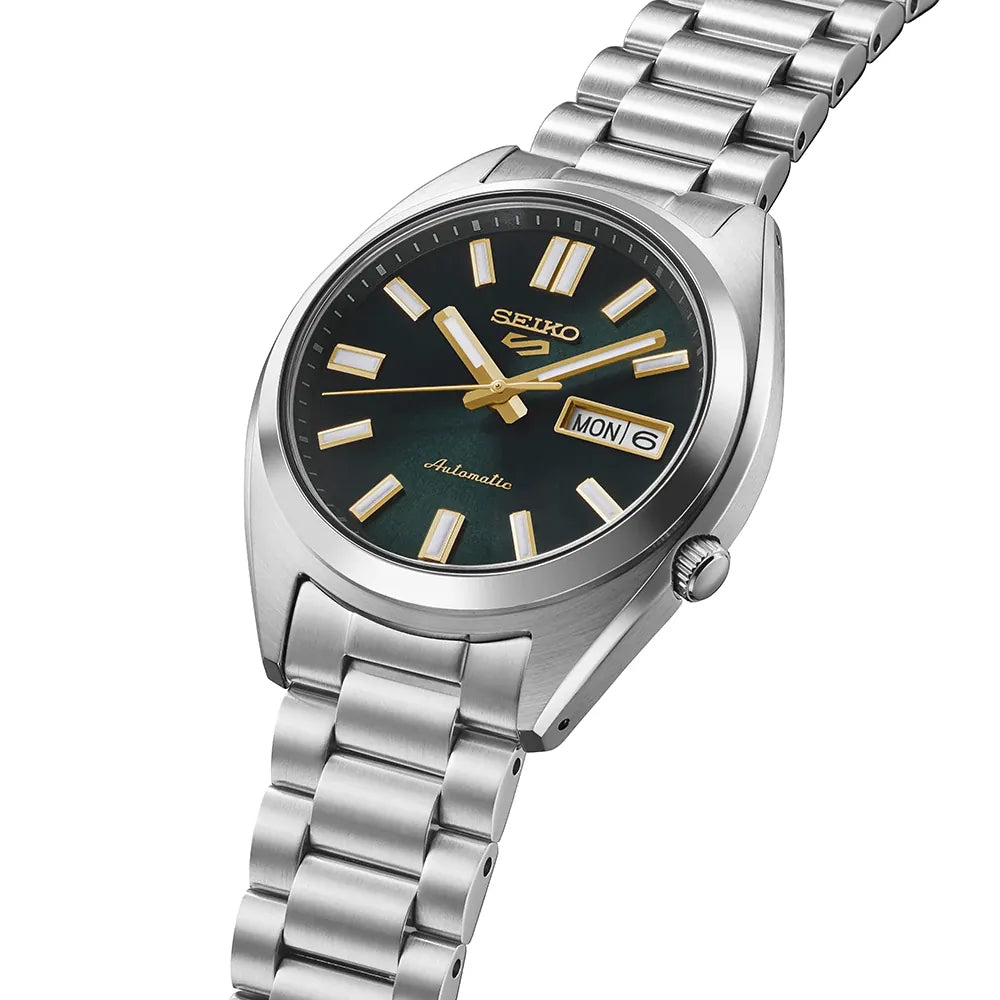 Orologio Uomo Seiko 5 Automatico Blu Riedizione Anni 70 SRPL57K1