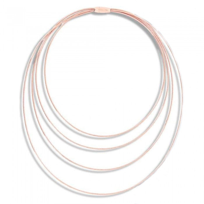 Collana Donna Pesavento Argento 925 Rosè Calamita DNA Multifilo WDNAG745