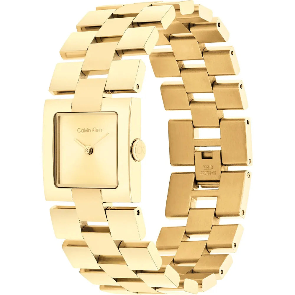 Orologio Donna Acciaio Dorato Calvin Klein Quarzo 25100089