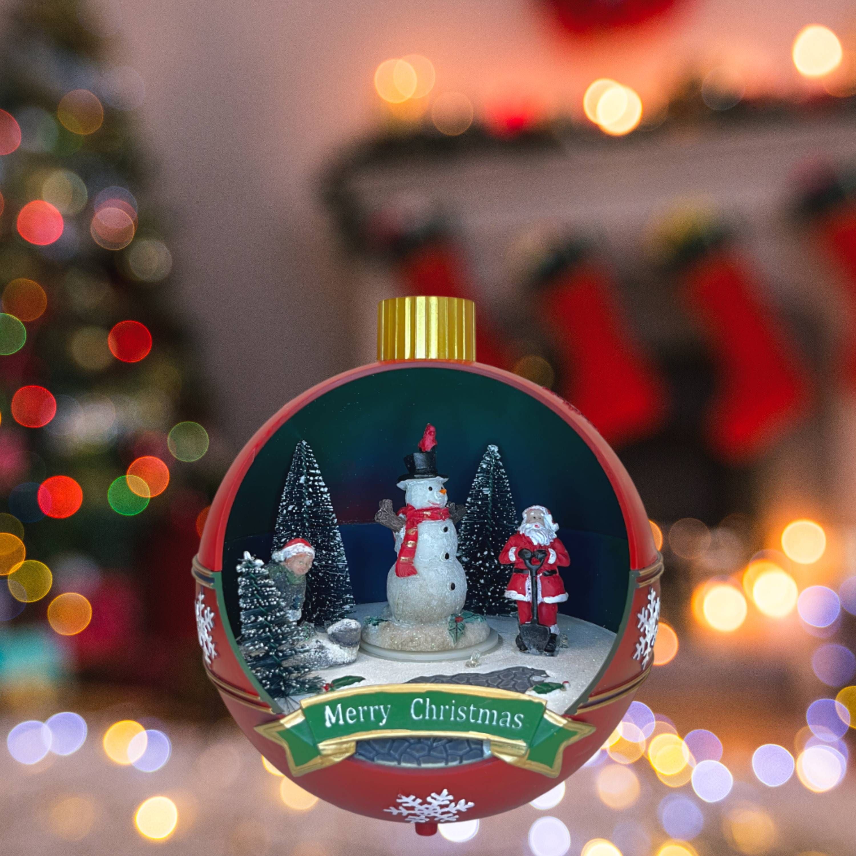 Palla Di Natale Luville Babbo Natale Pupazzo Di Neve 1162399