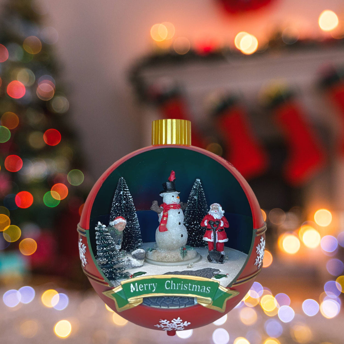 Palla Di Natale Luville Babbo Natale Pupazzo Di Neve 1162399