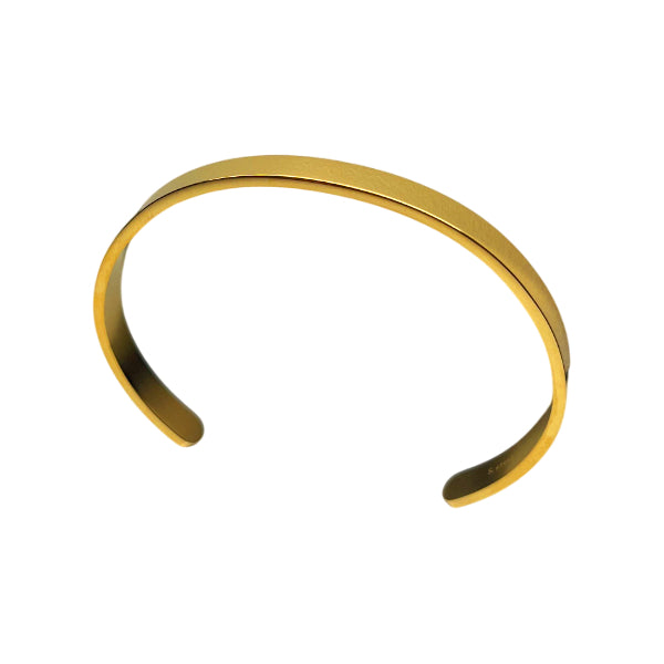 Bracciale Unisex Re Mida Acciaio Dorato Semirigido Personalizzato BR-C-7