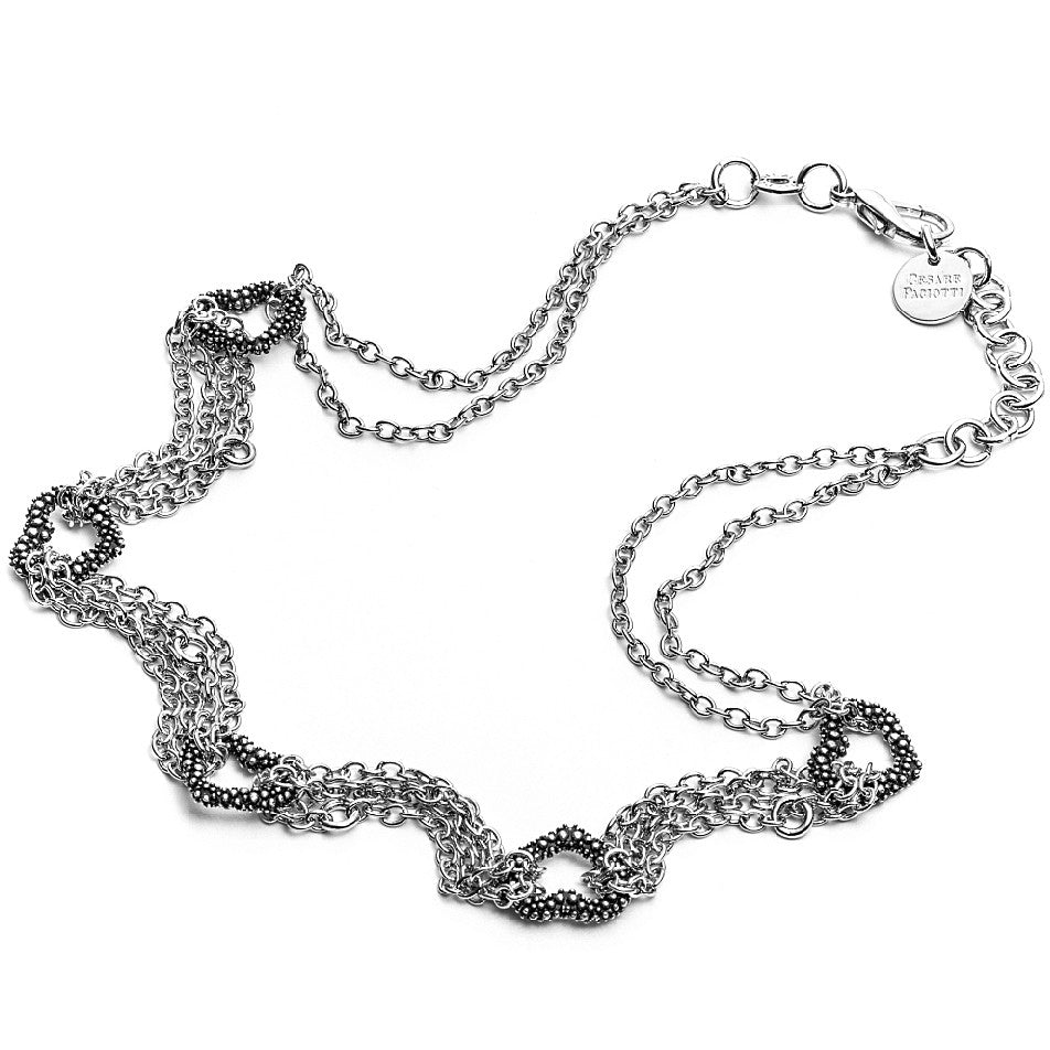 Collana Donna Acciaio 4US cesare paciotti  4UCL2228W