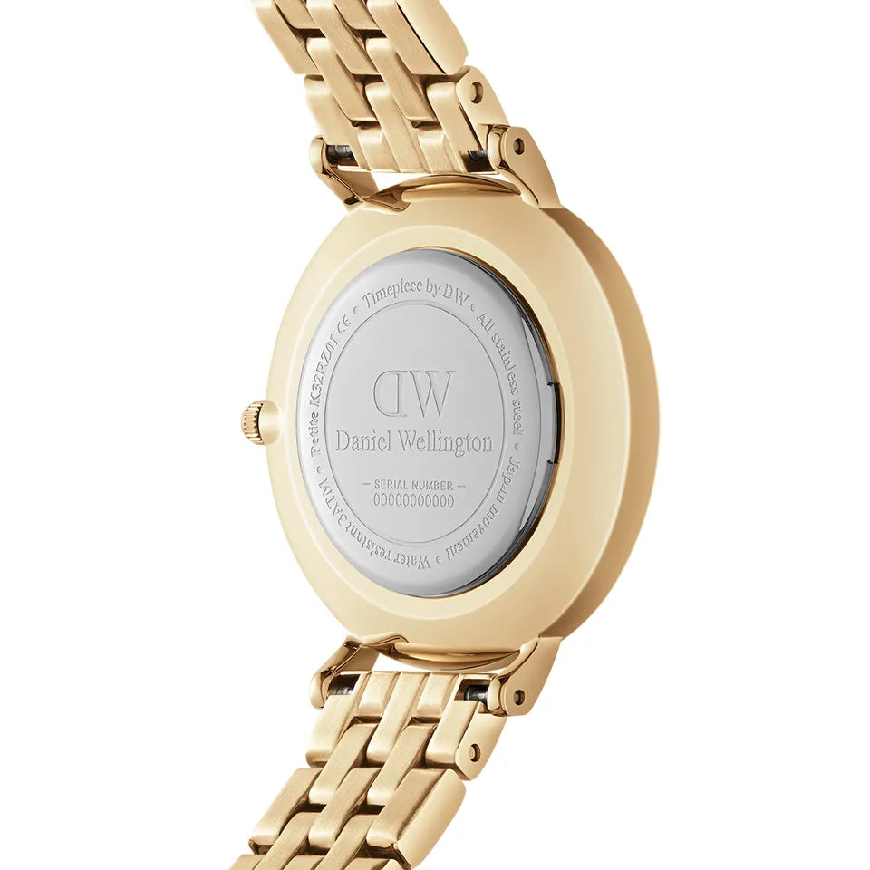 Orologio Donna Daniel Wellington Acciaio Dorato Zirconi Bianco DW00100614