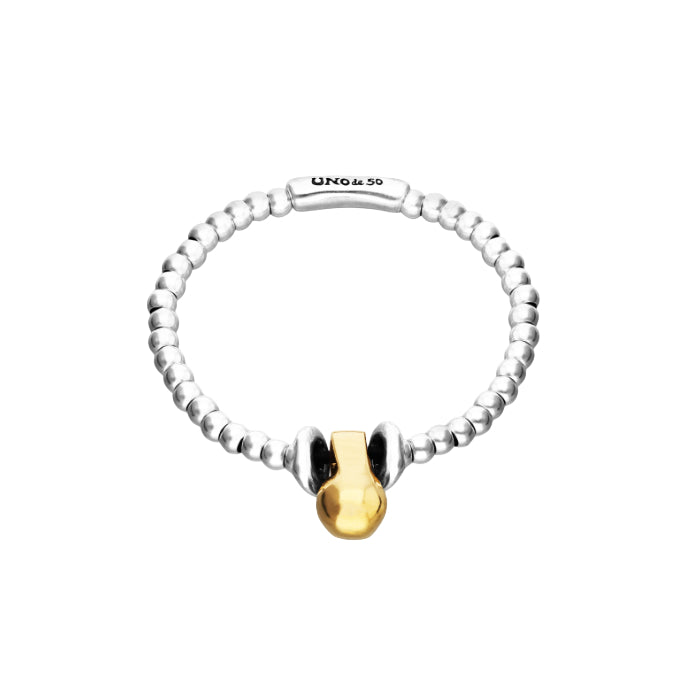 Bracciale Donna Uno De 50 Sfere Placcato Argento Oro PUL2609OROMTL0M