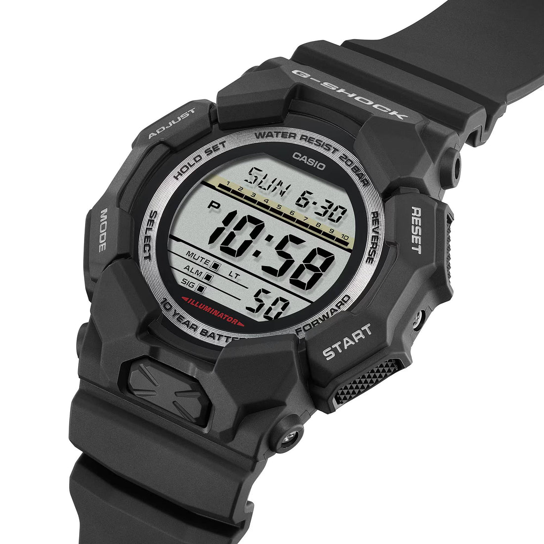 Orologio Uomo Casio G-SHOCK Nero Digitale 10 Anni Batteria GA-010-1ER