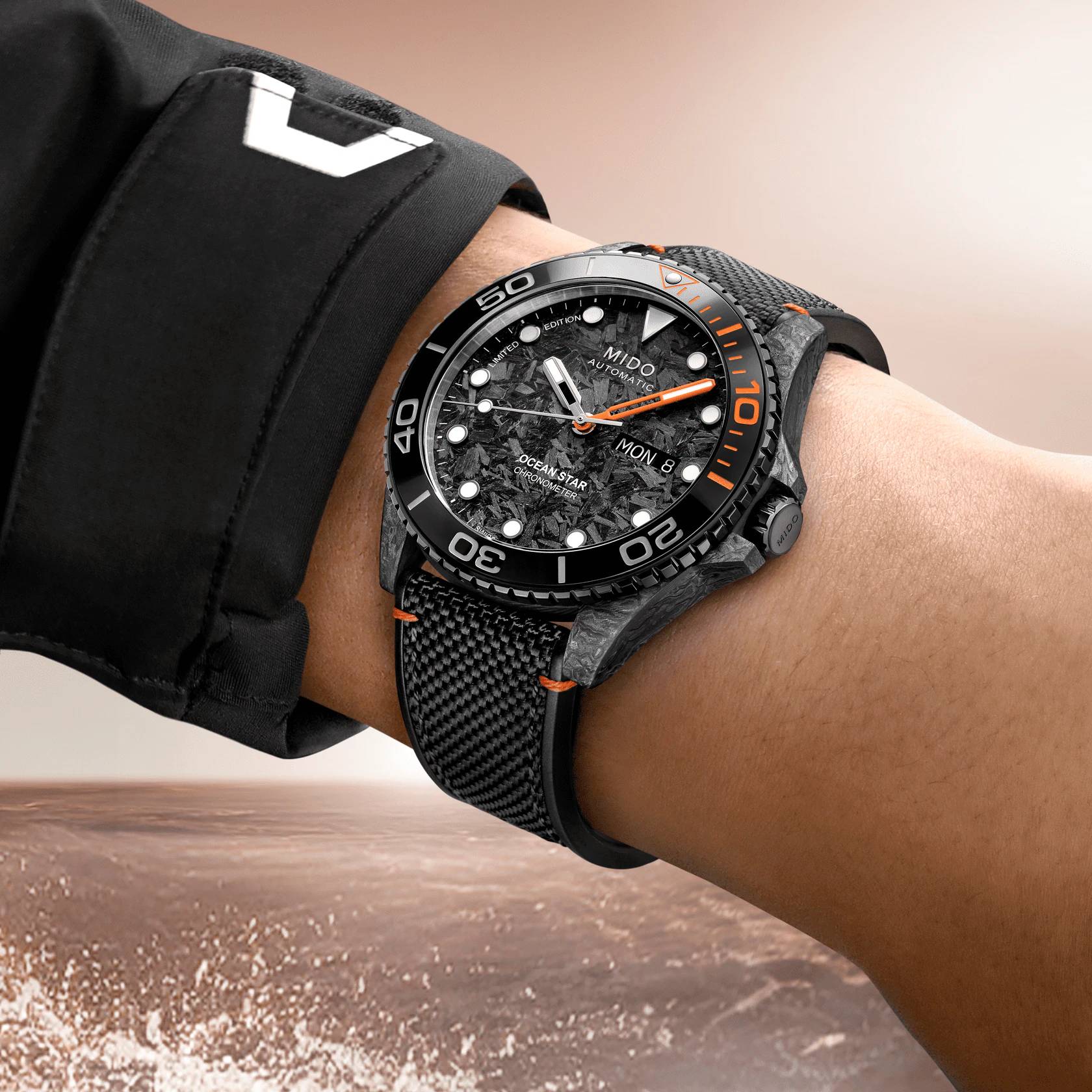 Orologio Uomo Mido Automatico Ocean Star 200C Carbon Edizione Limitata