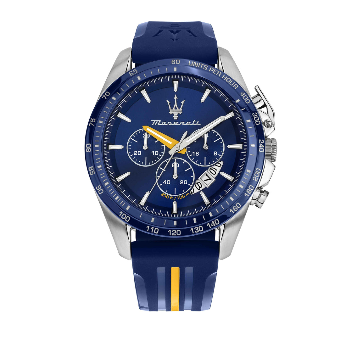 Orologio Uomo Maserati Set Box Bracciale Acciaio Quarzo Cronografo Blu R8871612039