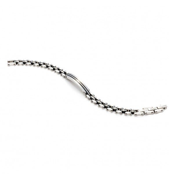 Bracciale Uomo 4US Cesare Paciotti Acciaio Bianco 4UBR5127