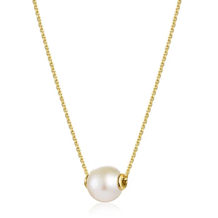 Collana Donna Roberto Giannotti Oro 9 kt Perla Passante NKT354G