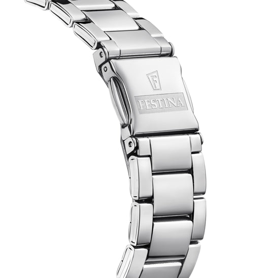 Orologio Donna Festina Acciaio Zirconi Quarzo Data Solo Tempo Blu F16790/C