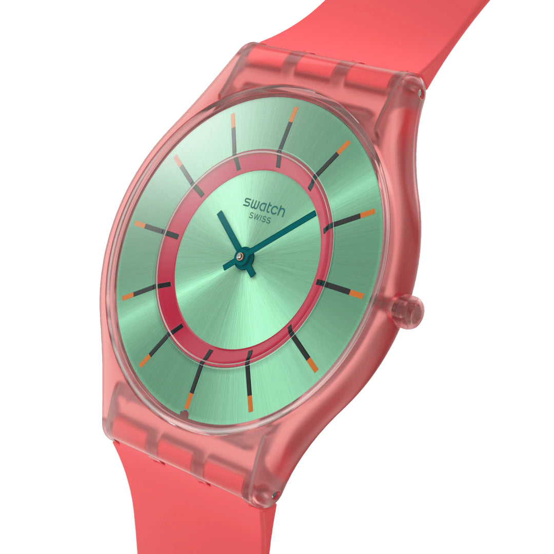 Orologio Unisex Swatch MINTY MANGO DREAM Skin Arancione SS08P111