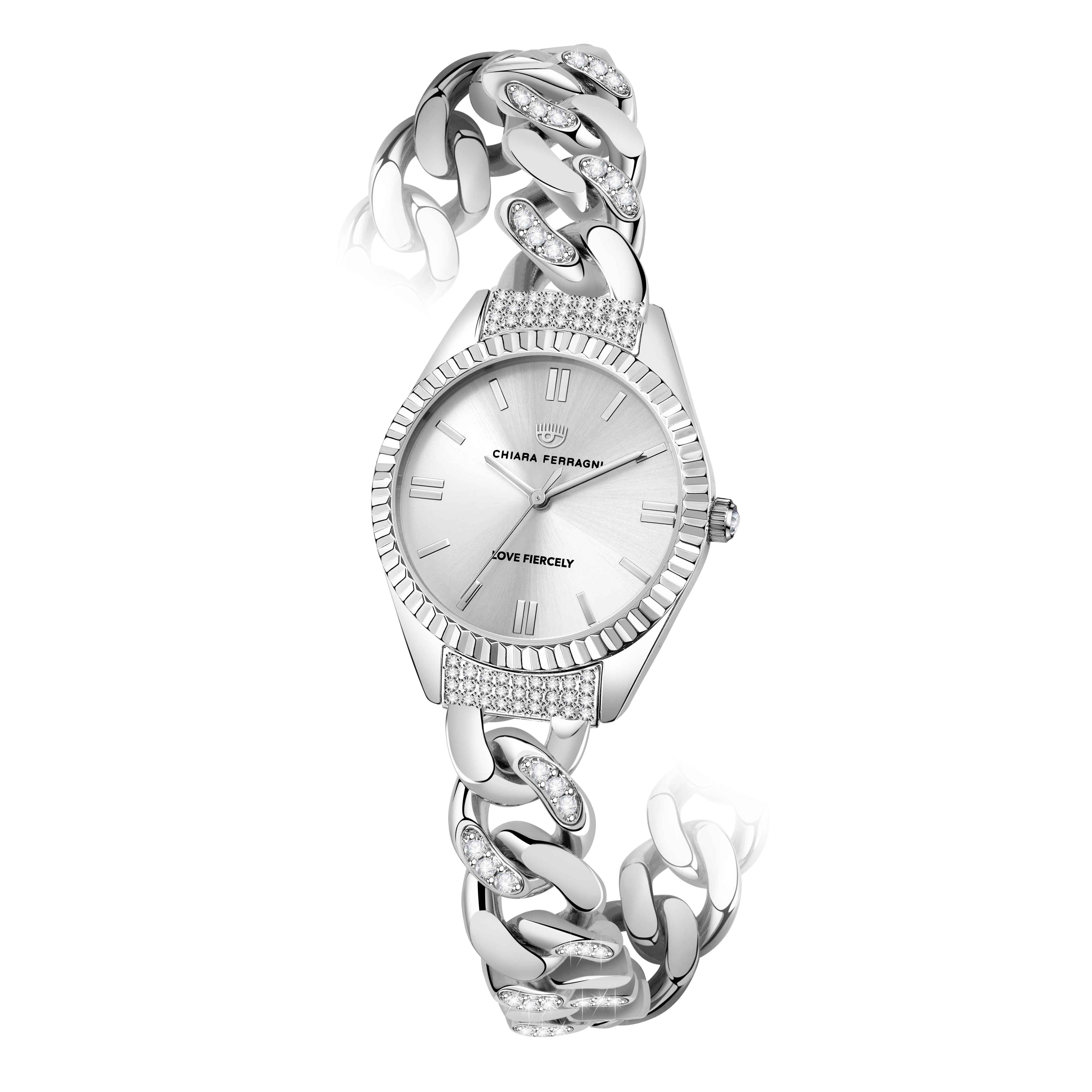 Orologio Donna Chiara Ferragni Quarzo Solo Tempo Acciaio Zirconi