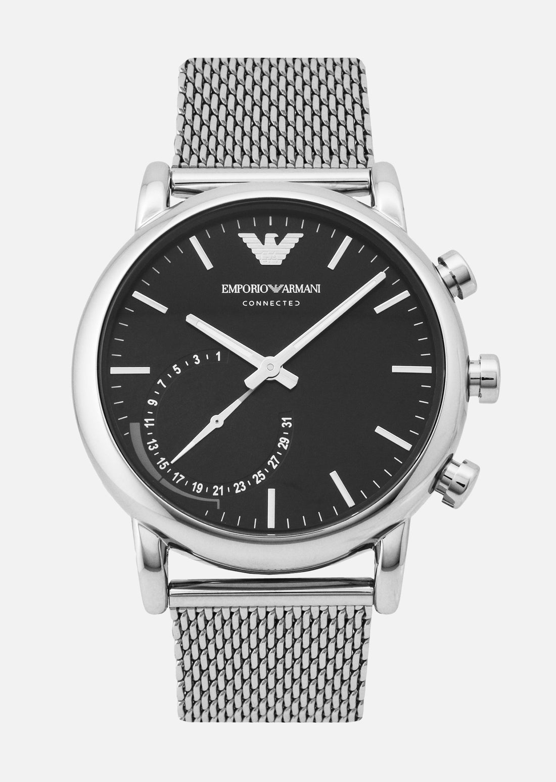 Orologio Uomo Emporio Armani Smartwatch  Cinturino Milano Fondo Nero ART3007